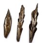 Gillian Christy, "Buds" (three separate pieces hanging as one piece), 2014, steel, 8 (h) x 7 (w) feet x 10 (d) inches.