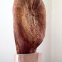 Susan Lyman, "Head-Space," 2015, white oak, cherry, teak, wood dyes, 20.75 x 10.75 x 6 inches.