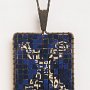 Jessica Strauss, "X Over Infinity," 2012, wood, paint, found objects, 13 x 5x 1 inches. Dean Powell, photographer.<br />