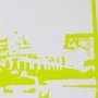 Astrid Behnam, Into Boston, Acrylic, acrylic ink on board; 16 x 20 inches. $550<br />