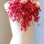 Ania Gilmore, High on Life. Joomchi. Korean Mulberry paper; 16 x 13 inches. $500<br />