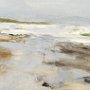 Susanah Howland, Tide, Oil on paper on board; 6 x 8 inches. $300<br />