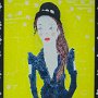 Judy Kramer, Ollie, Acrylic on panel; 28 x 19 inches. $1,500<br />