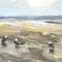 Susanah Howland, Weather Prophets, Oil on paper on board; 6 x 8 inches. $300<br />