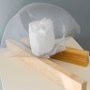 Carol Greenwood, Dome, Plaster, mixed media; 6 x 13 x 8 inches. $800<br />