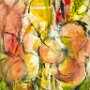 Ann M. Barbato, Lughnasa, Mixed media; 20 x 20 inches. $800<br />