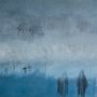 Lynn Viamari, The Hungry Ghosts, Oil on board; 18 x 18 inches. $600<br />