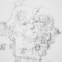 E. C. Gower, The Small Folk Are Closer to the Ground, Ink on paper; 12 x 12 inches each. $300 each<br />
