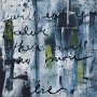 Lynn Viamari, The Truth Lies Beyond Belief, OIl, mica powder on paper; 22 x 30 inches. $700<br />
