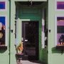 Joyce Saler, Green Store Front, Digital pinhole archival print; 7 x 10 inches. $200<br />