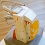 Christopher Frost, Chroma Bypass, Aluminum & wood; 9 x 10 x 5 inches. $1,000<br />